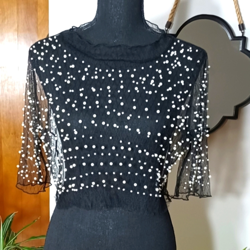 FEELING PEARLY CROP TOP
